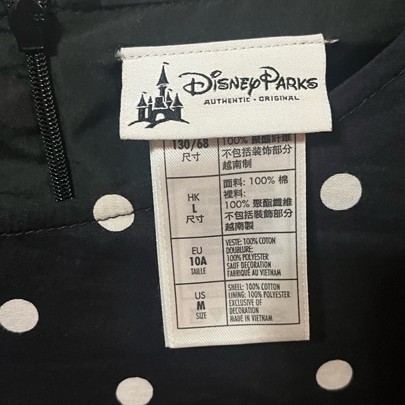 Disney Parks Black and White Polka Dot Dress - Picture 3 of 5